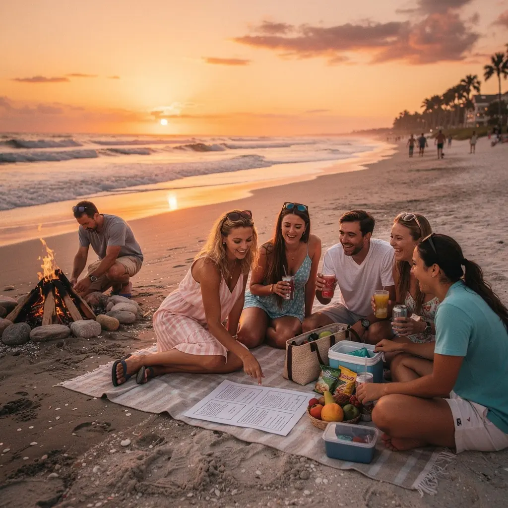 Дорожный знак с указанием направлений к популярным туристическим местам.